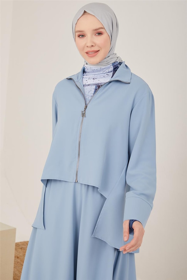 Armine Rahat Üçlü Takım 22K6518 Gri Mavi