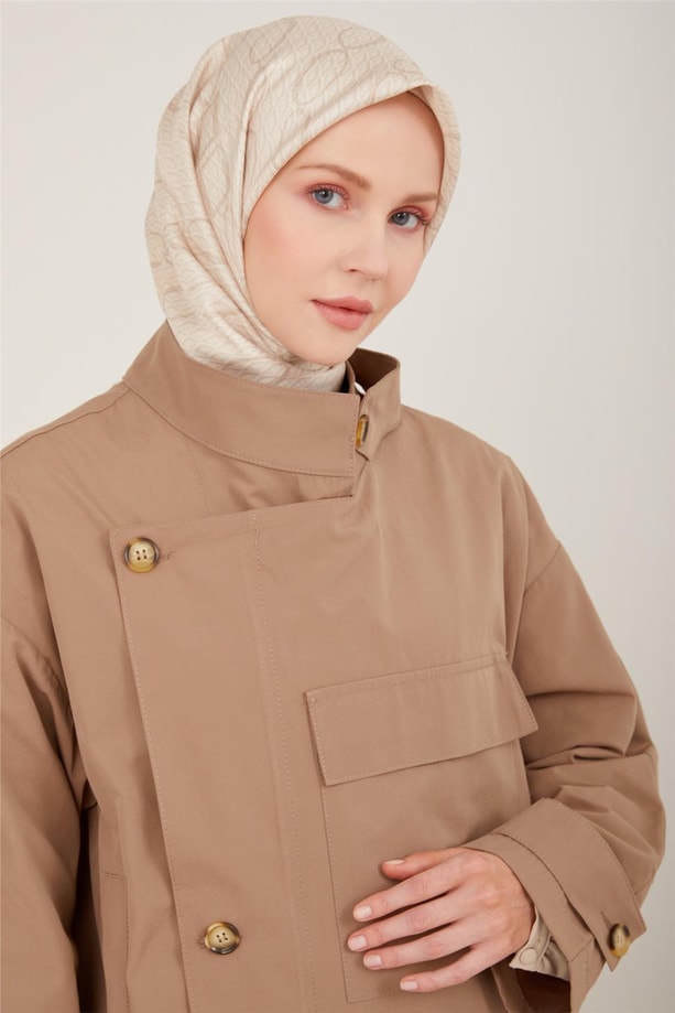Armine Büyük Cepli Pamuk Kap 23Y7000 Camel