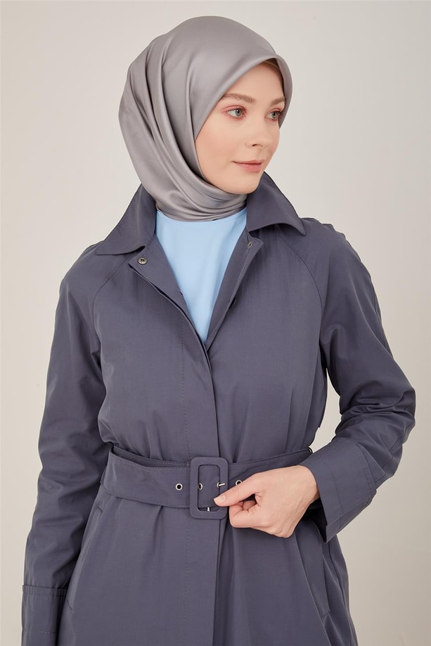 Armine Kemeri Sabitlenebilen Pamuk Kap 23Y7005 İndigo