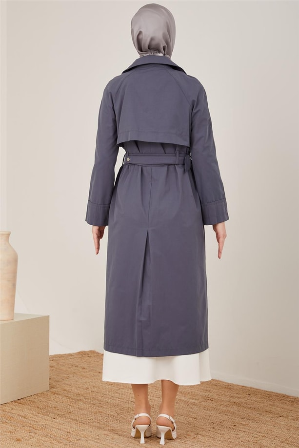 Armine Kemeri Sabitlenebilen Pamuk Kap 23Y7005 İndigo