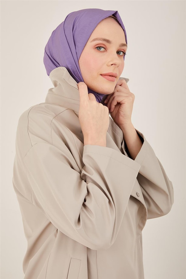 Armine Çift Fletolu Çıtçıtlı Kap 23Y7009 Gri