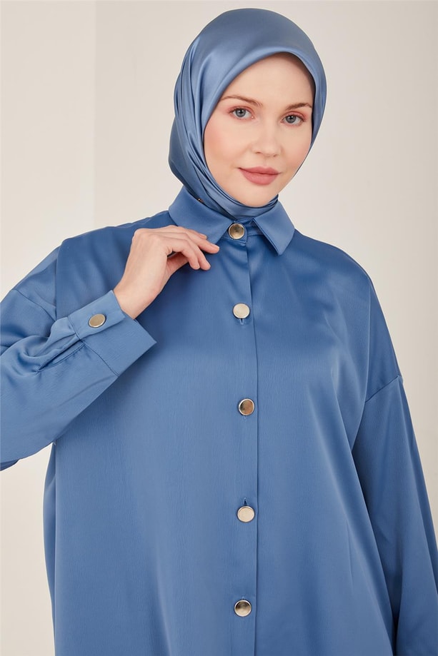 Armine Gömlek 23YD8300-1 Saks