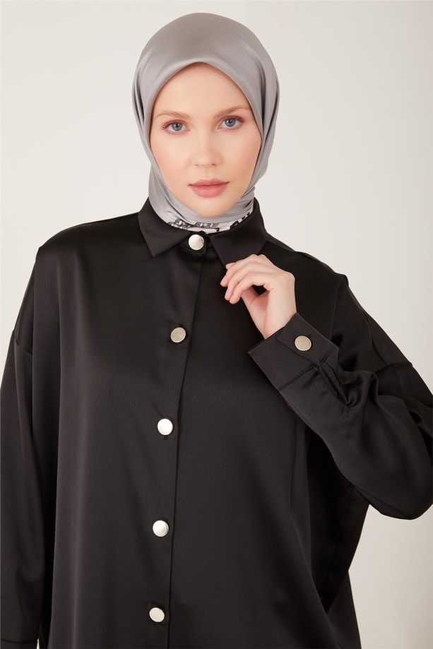 Armine Gömlek 23YD8300-1 Siyah
