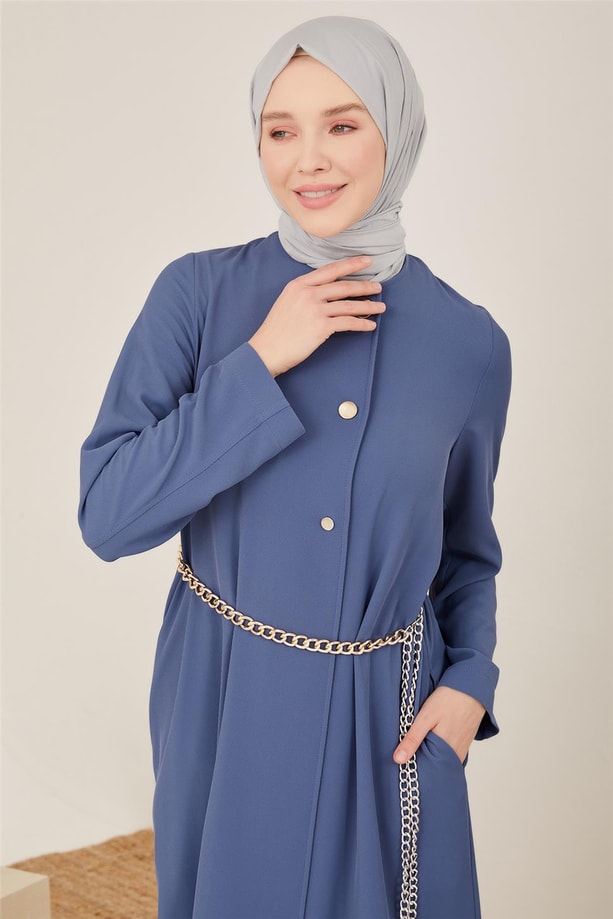 Armine Zincirli Pardesü 23Y8305 İndigo