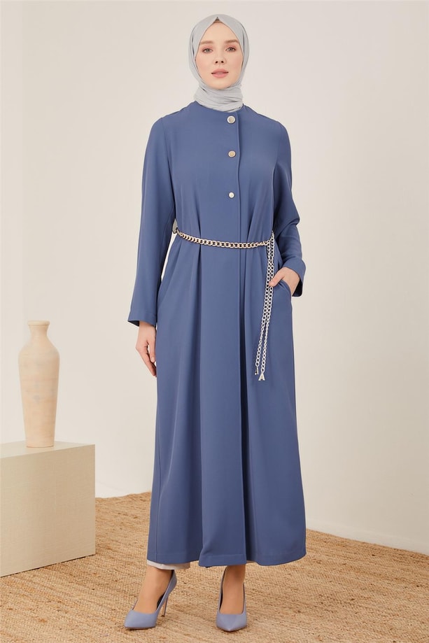 Armine Zincirli Pardesü 23Y8305 İndigo