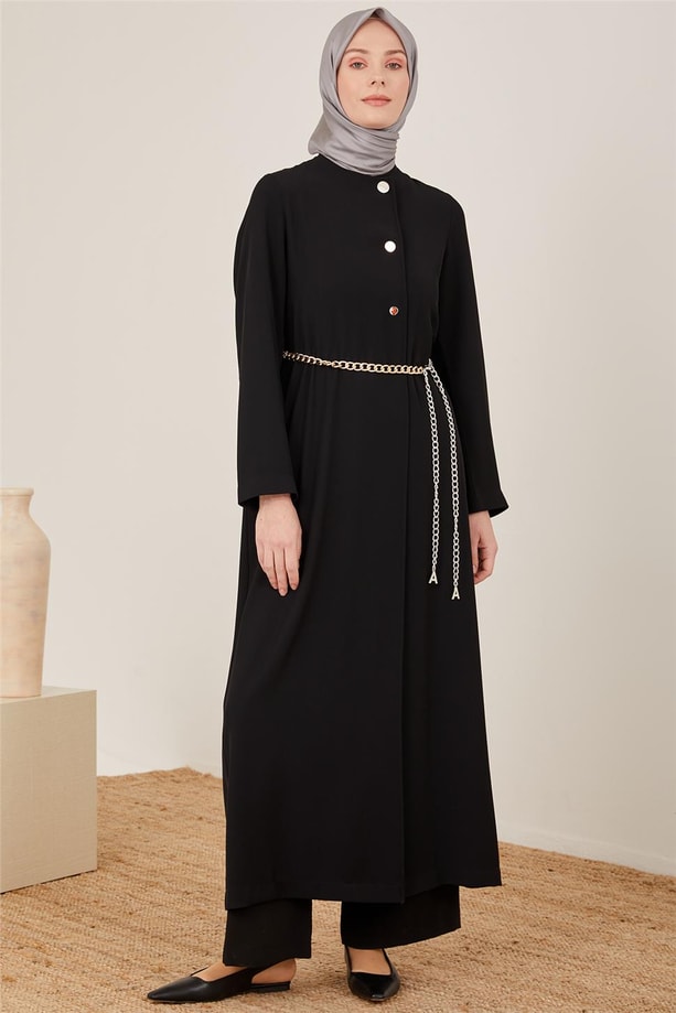 Armine Zincirli Pardesü 23Y8305 Siyah