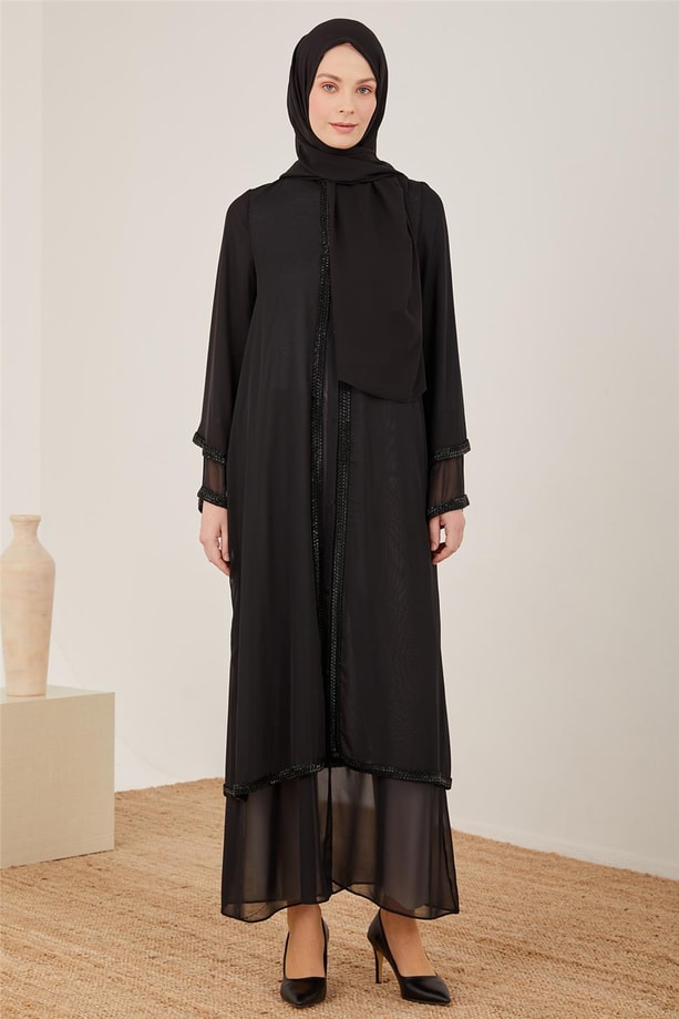 Armine Şık Abaya 23Y8400 Siyah