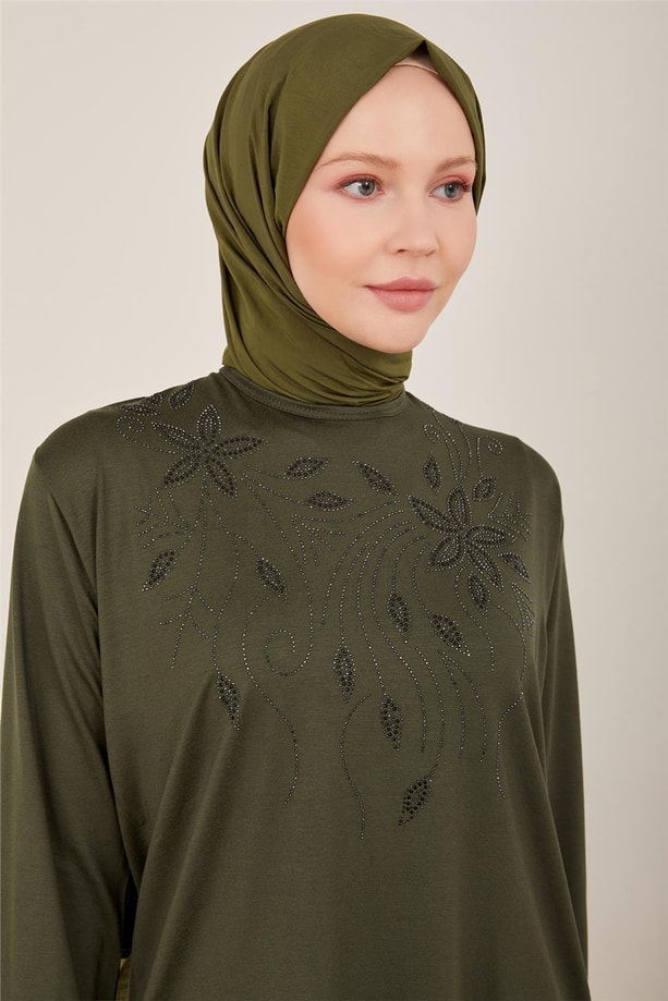 Armine Penye 23YD9001 Haki