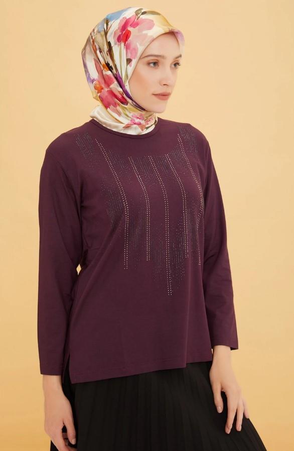 Armine Penye 23Yd9017 Mürdüm