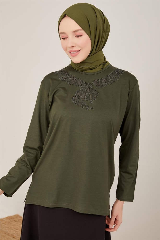 Armine Penye 23YD9019 Haki