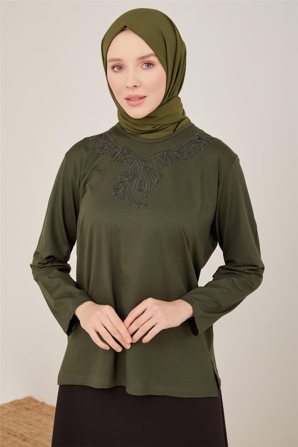 Armine Penye 23YD9019 Haki