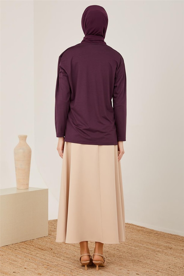 Armine Penye 23YD9042 Mürdüm