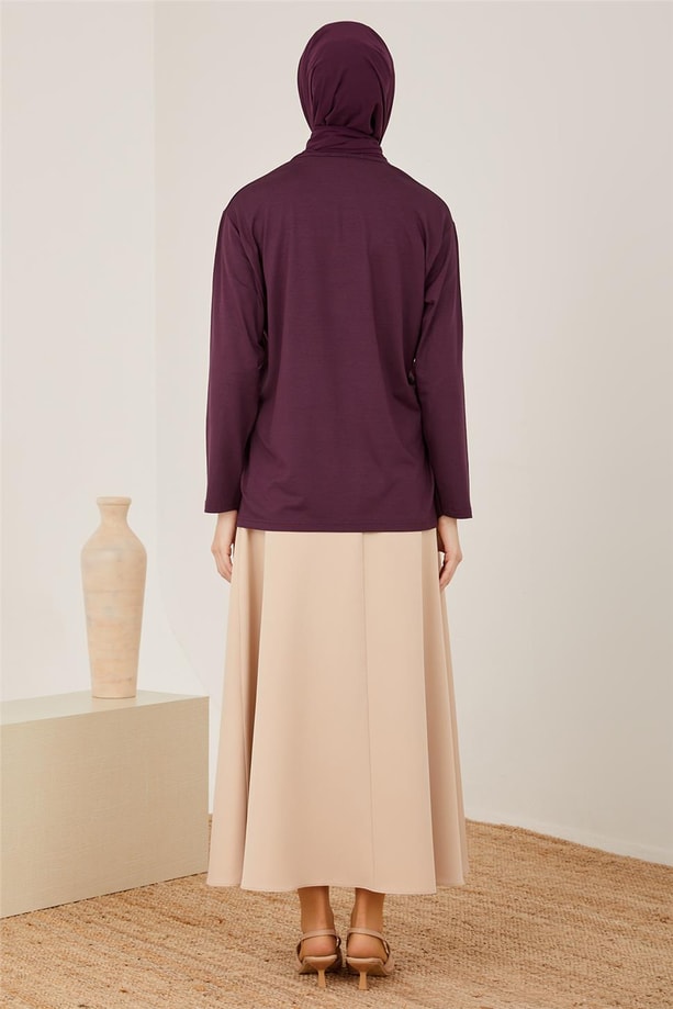 Armine Penye 23YD9049 Mürdüm