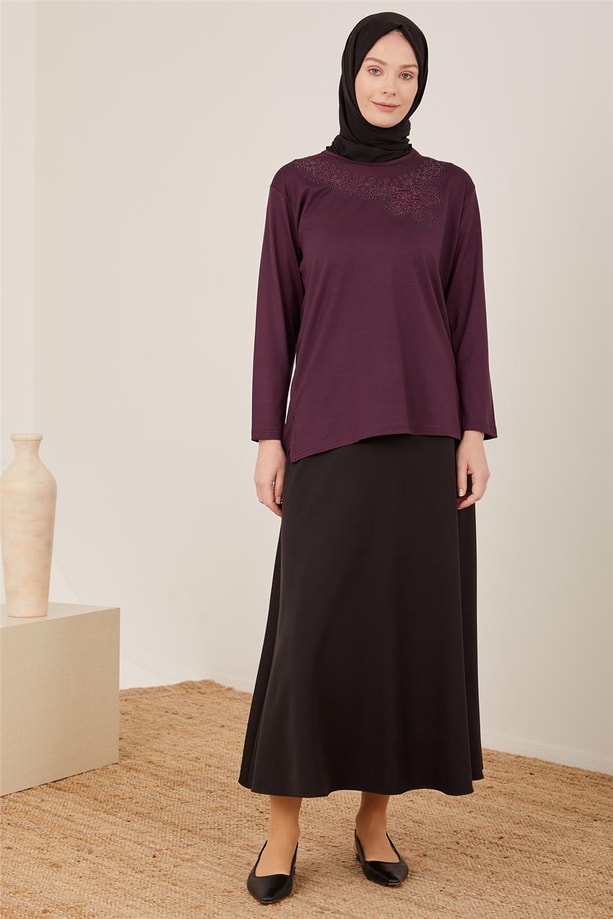 Armine Penye 23YD9050 Mürdüm