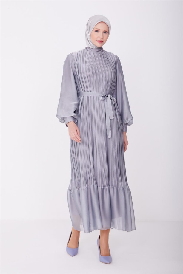 Armine Abiye Elbise 23Yd9100 Gri