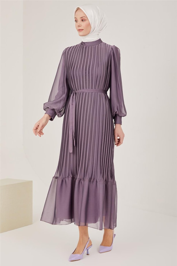 Armine Abiye Elbise 23YD9100 Lila