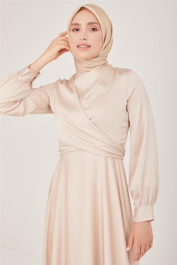 Armine Abiye Elbise 23YD9101 Gold