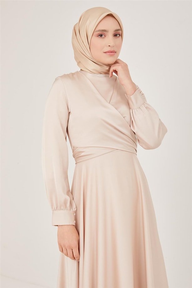 Armine Abiye Elbise 23YD9101 Gold