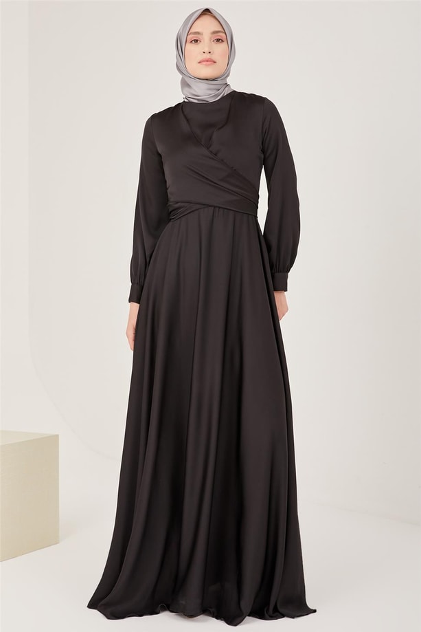 Armine Abiye Elbise 23YD9101 Siyah