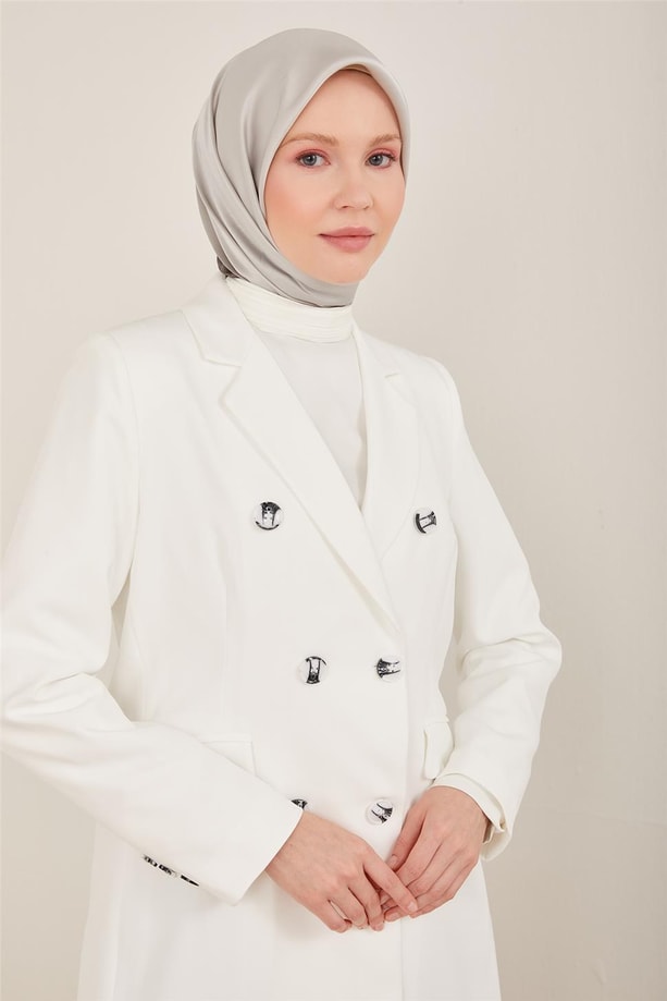 Armine Ceket 23YD9248 Ekru