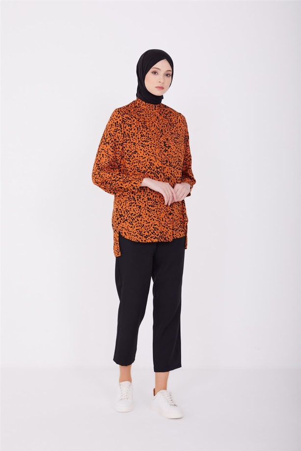 Armine Gömlek 23Yd9250 Kiremit