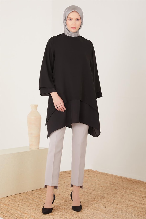 Armine Tunik 23YD9254 Siyah