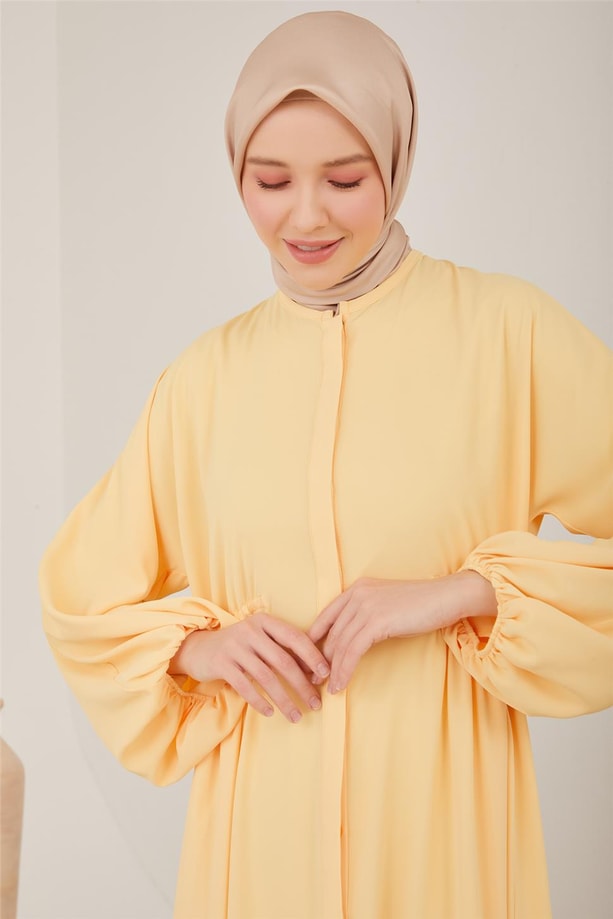 Armine Beli Tünelli Elbise 23Y9639 Kavun