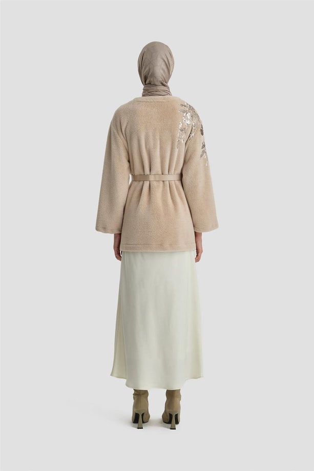 Armine Simli Lastikli Kloş Etek 24K1714 Aytaşı