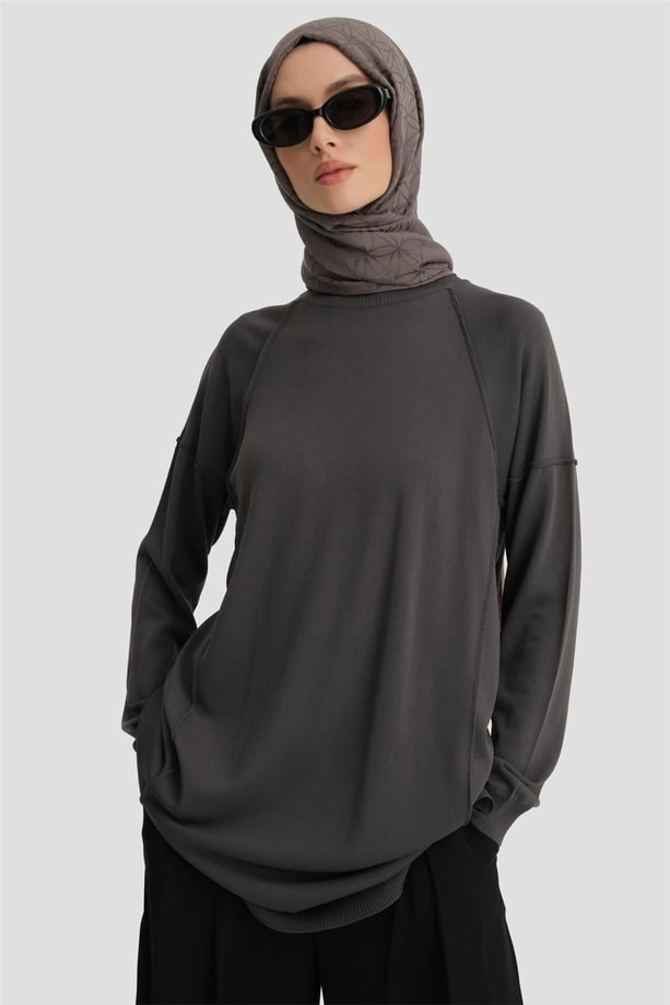 Armine Tunik 24KD2002 Antrasit