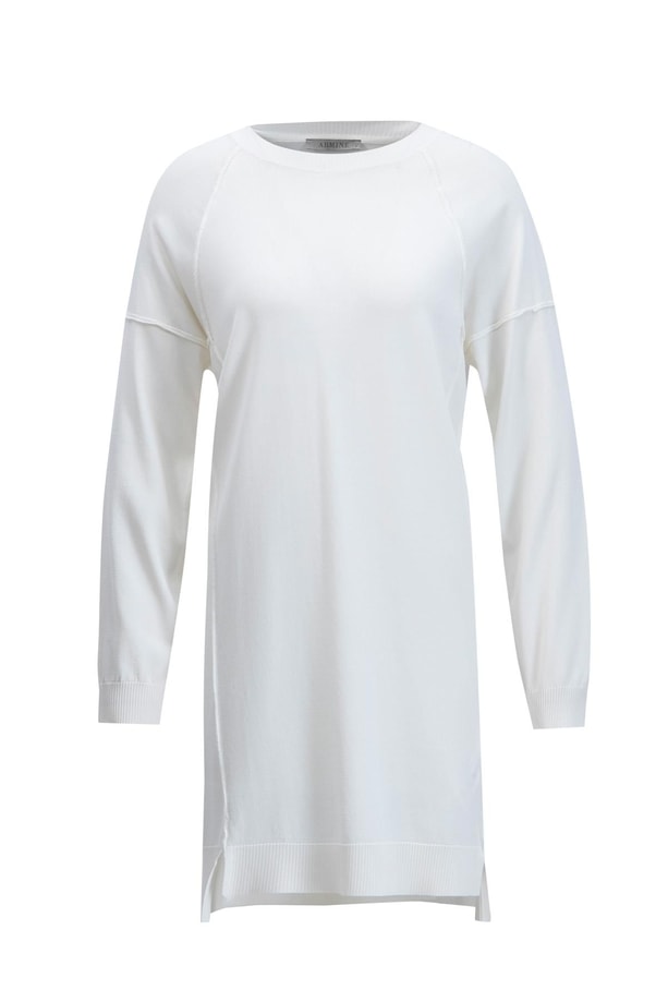 Armine Triko Tunik 24KD2002 Ekru