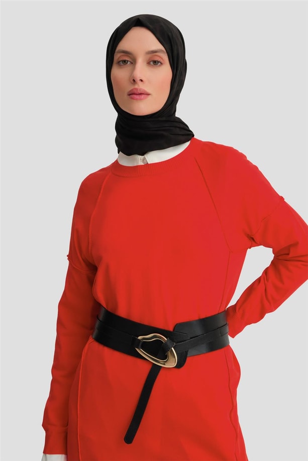 Armine Tunik 24KD2002 Kırmızı