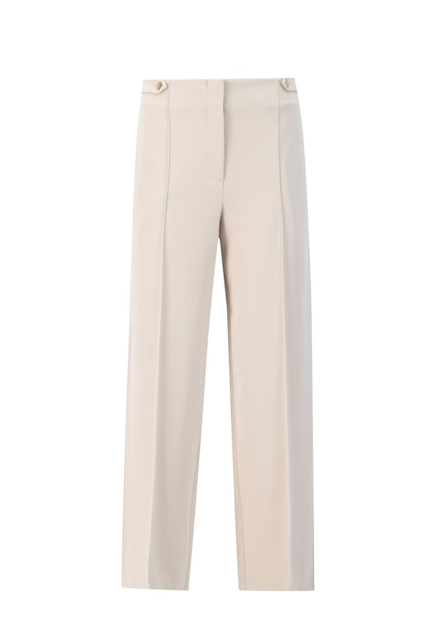 Armine Beli Apoletli Palazzo Pantolon 24KH2722 Bej