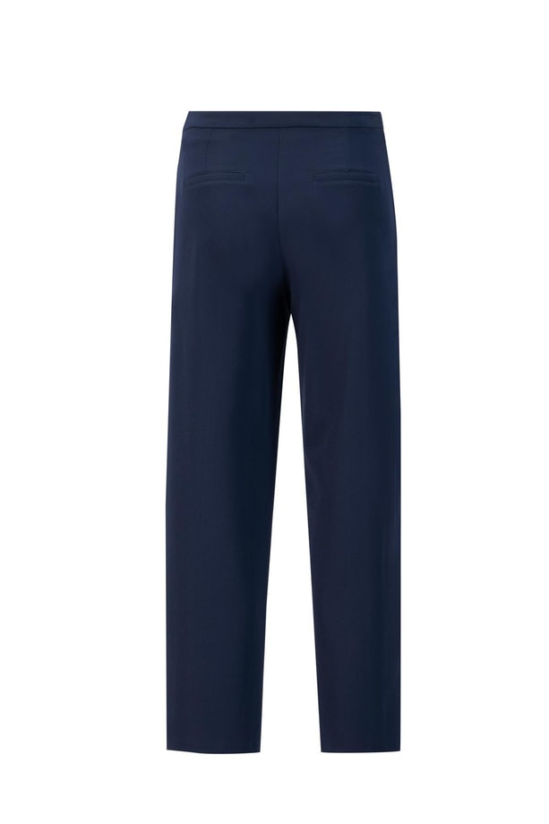 Armine Beli Apoletli Palazzo Pantolon 24KH2722 Lacivert