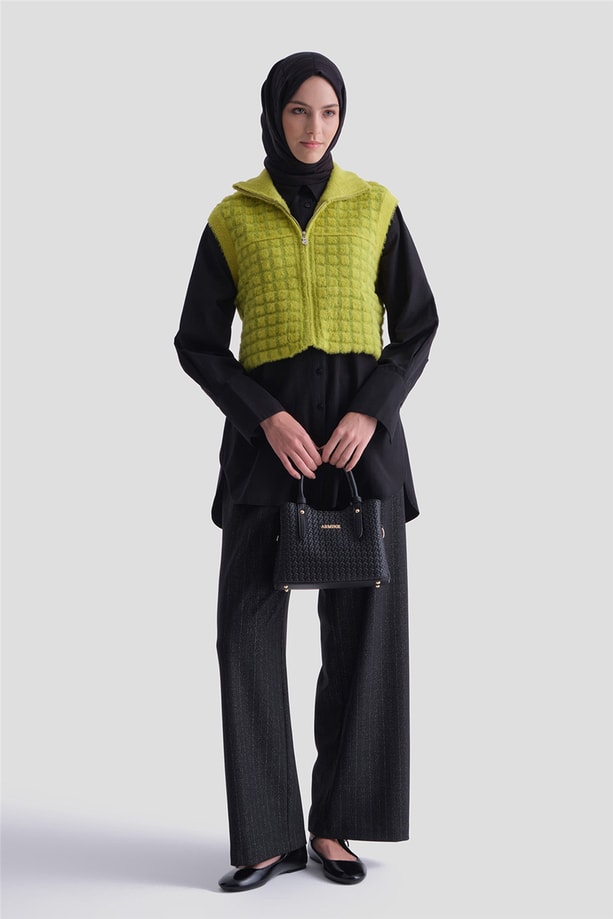 Armine Süveter 24KD2802 Yeşil