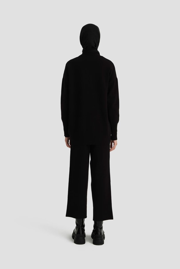 Armine Triko Hırkalı Takım 24KD2808 Siyah