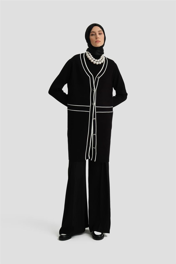 Armine Hırka 24KD2809 Siyah