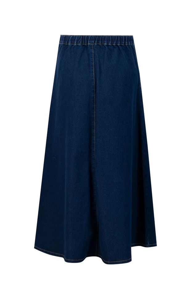 Armine Denim Efektli Örme Takım 24KD3405 İndigo