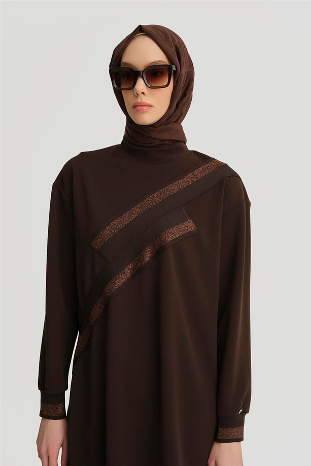 Armine Trend Tunik 24KT418 Kahverengi