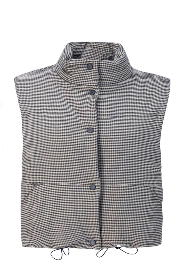 Armine Dolgulu Yelek 24K4200 Lacivert