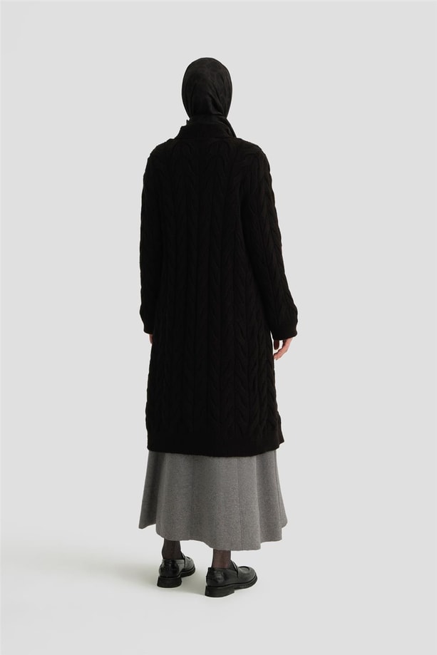 Armine Hırka 24KD4209 Siyah