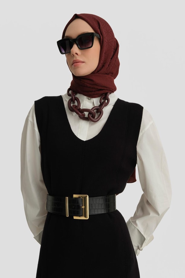 Armine Sıfır Kol Jile 24KD4216 Siyah