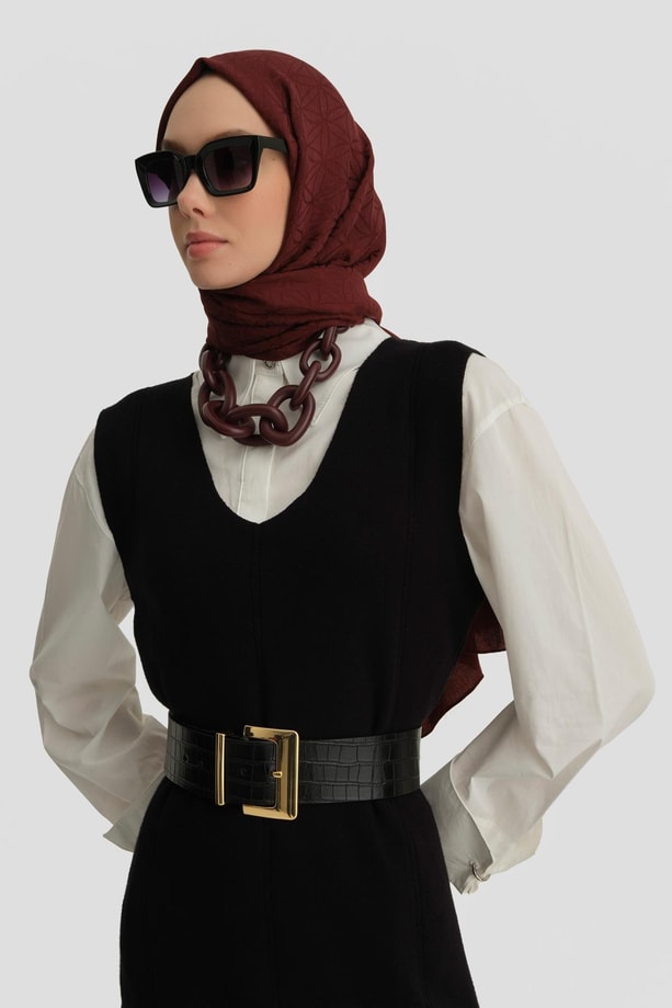 Armine Sıfır Kol Jile 24KD4216 Siyah