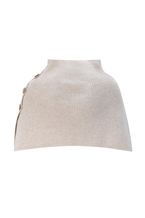 Armine Triko Pelerin 24KD4224 Bej