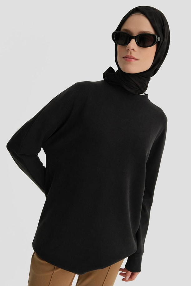 Armine Yarasa Kol Tunik 24KD4225 Antrasit