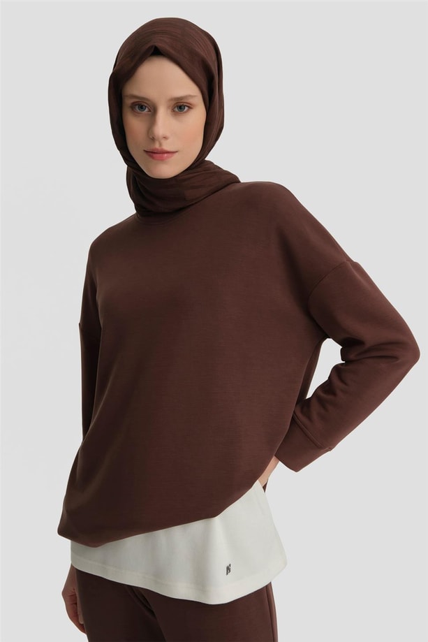 Armine Örme Takım 24KD4226 Acı Kahve