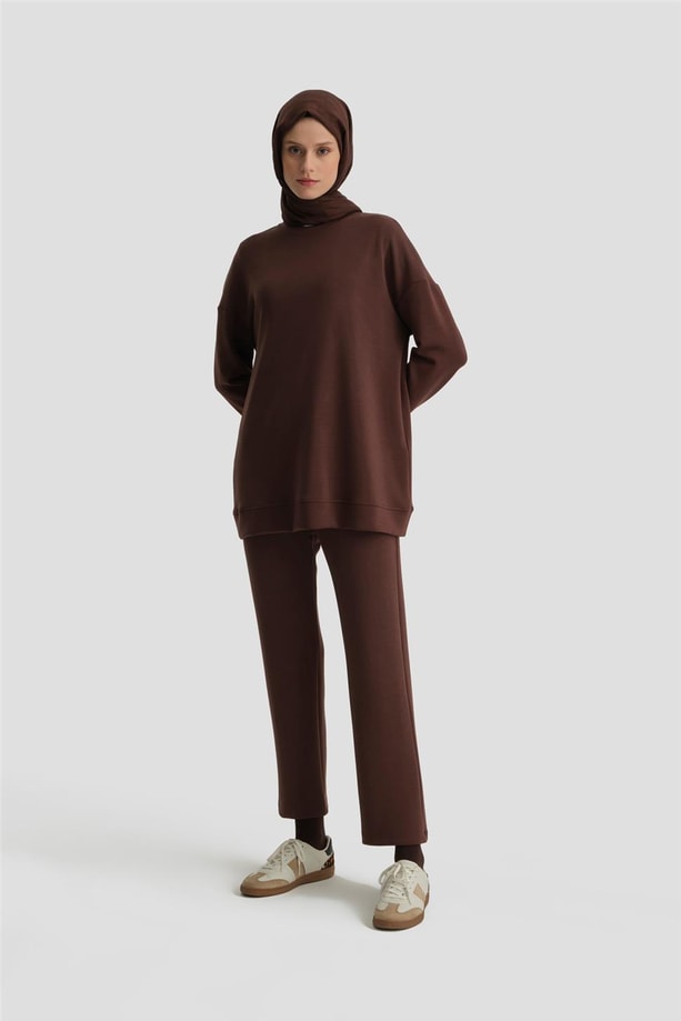 Armine Örme Takım 24KD4226 Acı Kahve