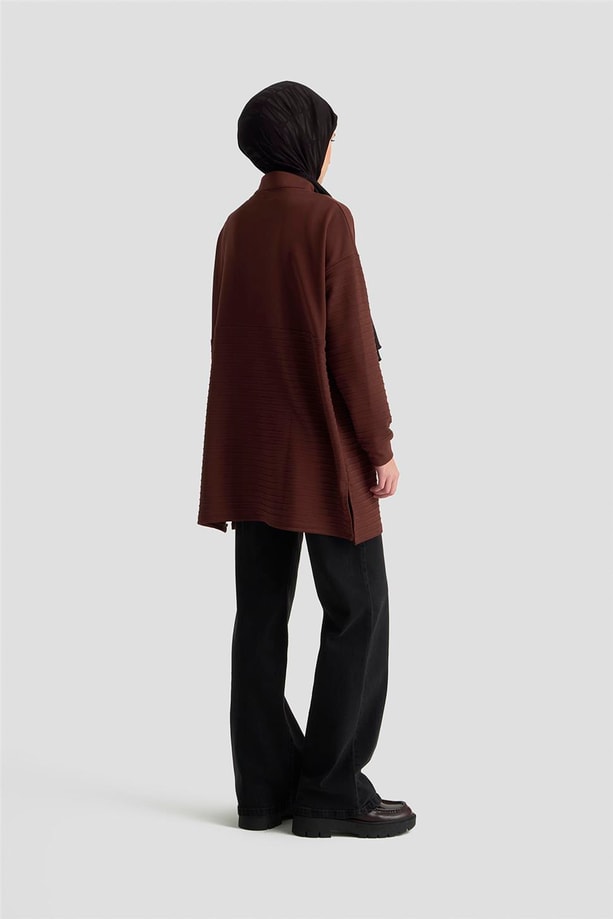Armine Trend Tunik 24KT423 Kahverengi