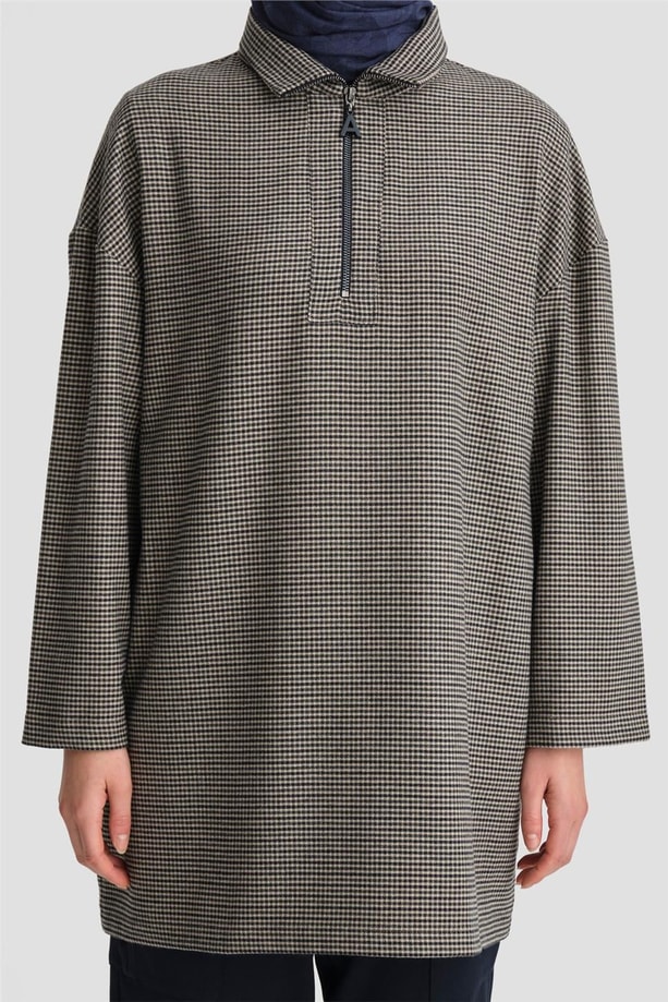 Armine Polo Yaka Tunik 24K4301 Lacivert