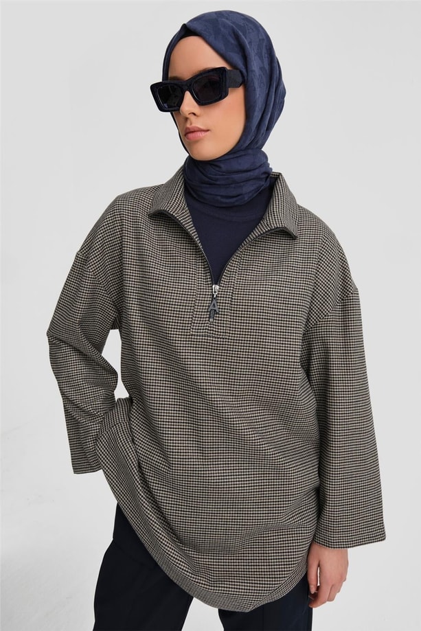 Armine Polo Yaka Tunik 24K4301 Lacivert