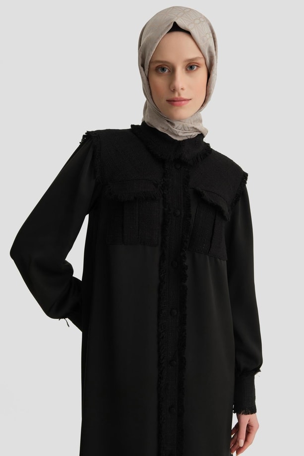 Armine Tüvit Mix Tunik 24K4400 Siyah